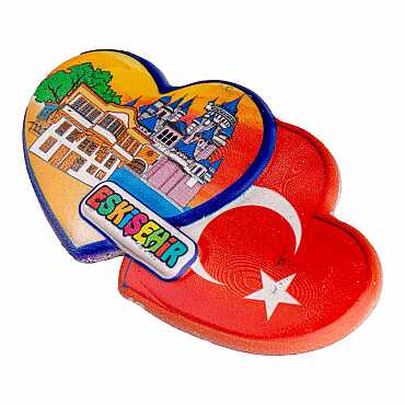 Toptan Myros Eskişehir Temalı Yöresel Polyester Magnet - 12