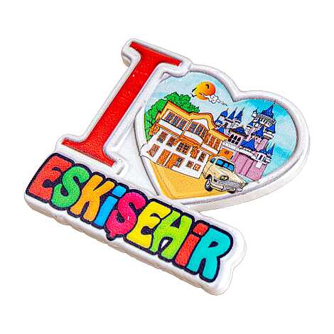 Toptan Myros Eskişehir Temalı Yöresel Polyester Magnet - 15