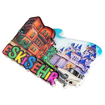 Toptan Myros Eskişehir Temalı Yöresel Polyester Magnet - 18