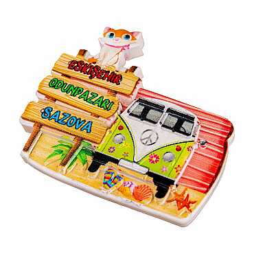 Toptan Myros Eskişehir Temalı Yöresel Polyester Magnet - 23