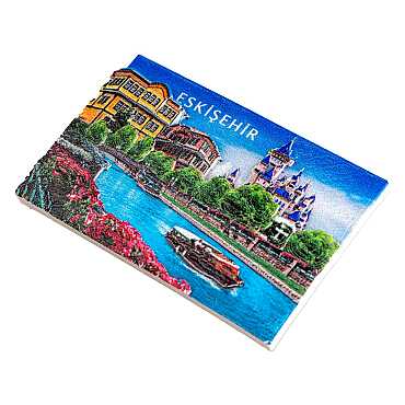 Toptan Myros Eskişehir Temalı Yöresel Polyester Magnet - 26