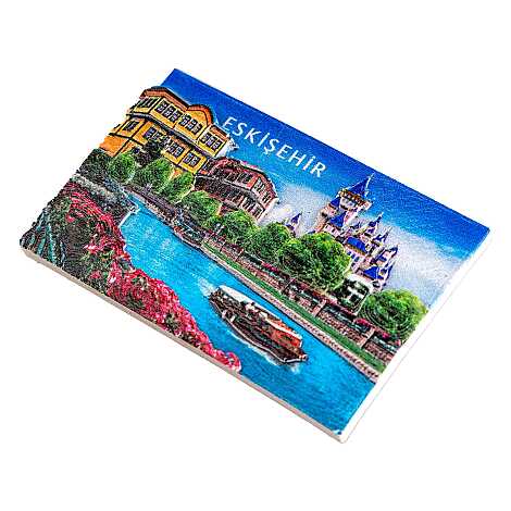 Toptan Myros Eskişehir Temalı Yöresel Polyester Magnet - 26