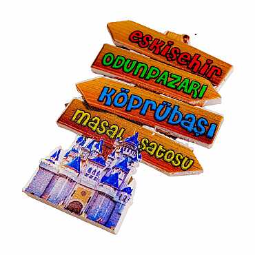 Toptan Myros Eskişehir Temalı Yöresel Polyester Magnet - 21
