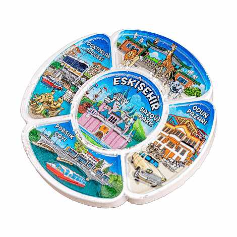 Toptan Myros Eskişehir Temalı Yöresel Polyester Magnet - 14