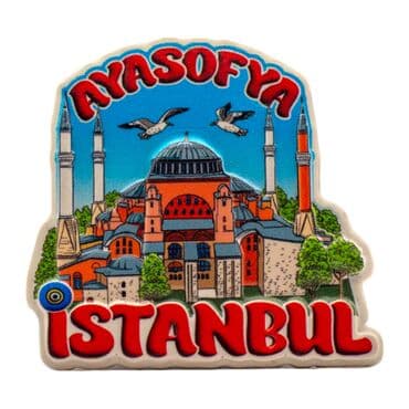 Toptan Myros İstanbul Temalı Yöresel Polyester Magnet