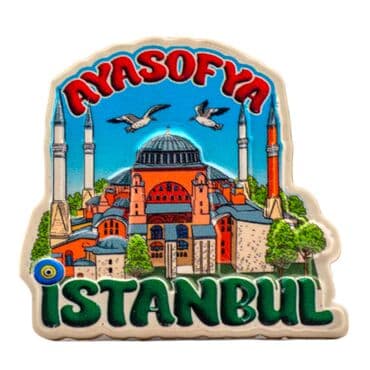 Wholesale Myros Istanbul Themed Local Polyester Refrigerator Magnet - 7