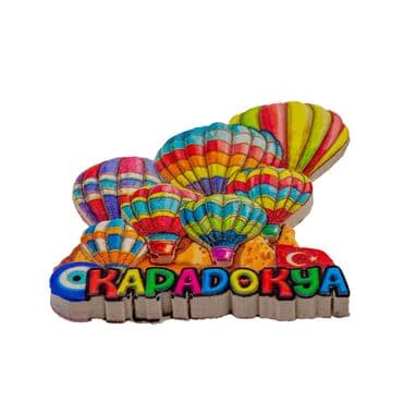 Toptan Myros  Kapadokya Temalı Yöresel Polyester Magnet - 2