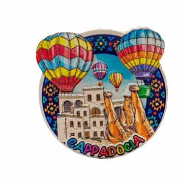 Toptan Myros  Kapadokya Temalı Yöresel Polyester Magnet - 9