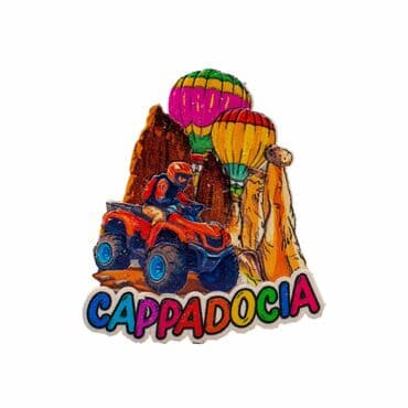 Toptan Myros  Kapadokya Temalı Yöresel Polyester Magnet - 10