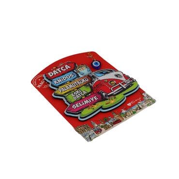 Wholesale Myros Carded UV Wooden Refrigerator Magnet - 6