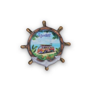Wholesale Myros UV Steering Wheel Shaped Refrigerator Magnet 82*82 mm