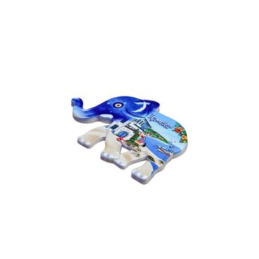 Wholesale Myros UV Elephant Shaped Refrigerator Magnet 86*62 mm - 5