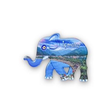 Wholesale Myros UV Elephant Shaped Refrigerator Magnet 86*62 mm - 4