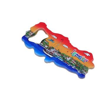Wholesale Myros UV Map Bottle Opener - 9