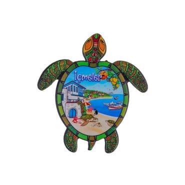 Wholesale Myros UV Turtle Shaped Refrigerator Magnet 80*74 mm - 4
