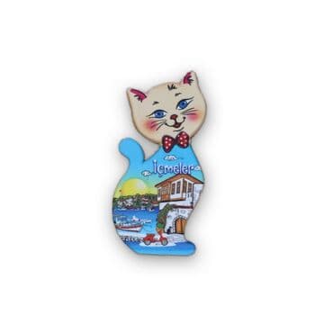 Wholesale Myros UV Cat Shaped Refrigerator Magnet 43*87 mm