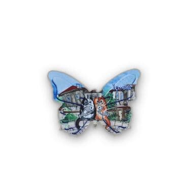 Wholesale Myros UV Butterfly Shaped Refrigerator Magnet 80*58 mm