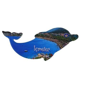 Wholesale Myros UV Dolphin Shaped Refrigerator Magnet 110*50 mm - 3