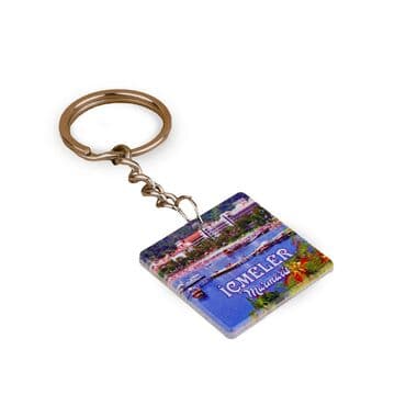 Wholesale Myros UV Round Keychain 40.57x40.57 mm - Standart - 2