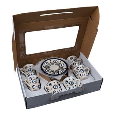 Wholesale Nazar 6 Piece Coffee Set - Standart - 2