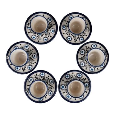 Wholesale Nazar 6 Piece Coffee Set - Standart - 4