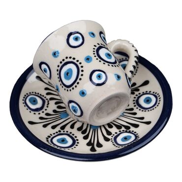 Wholesale Nazar 6 Piece Coffee Set - Standart - 5