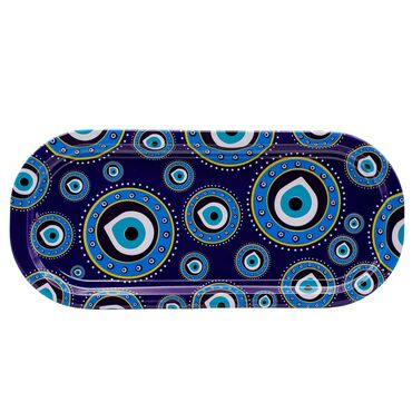 Wholesale Nazar Themed Oval Tray - 6
