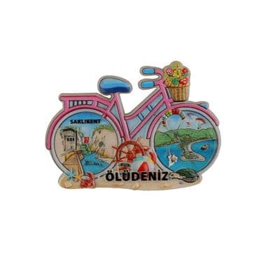 Wholesale Ölüdeniz Themed Polyester Refrigerator Magnet