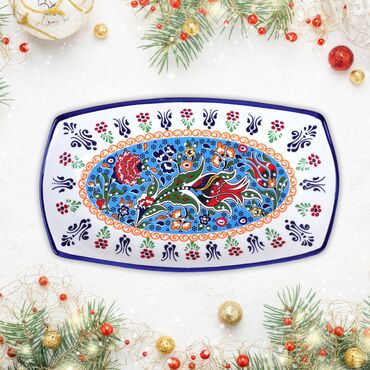 Myros - Wholesale Special Kab. Deep China Boat Plate 29x18x4 Cm