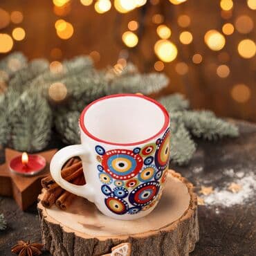 Wholesale Custom Embossed Evil Eye Cloud Mug - 9