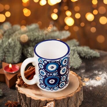 Wholesale Custom Embossed Evil Eye Mug - 8