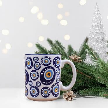 Wholesale Custom Embossed Evil Eye Mug - 2
