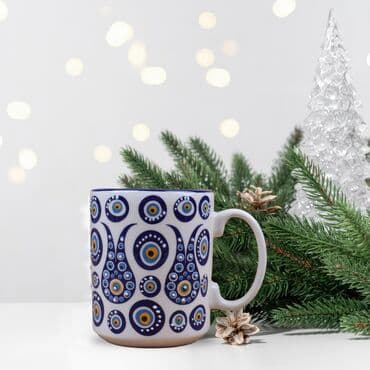 Wholesale Custom Embossed Evil Eye Mug - 3