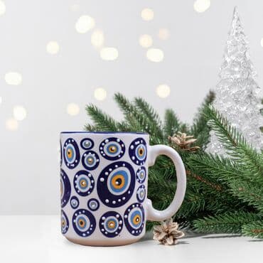 Wholesale Custom Embossed Evil Eye Mug - 4