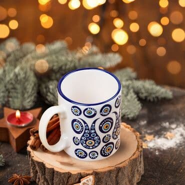Wholesale Custom Embossed Evil Eye Mug - 10