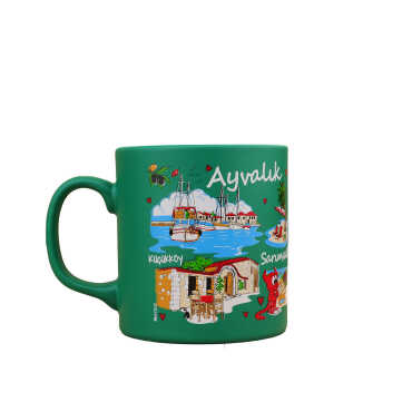 Toptan Serami̇k Yöresel Kupa T 82*90 Mm - Myros