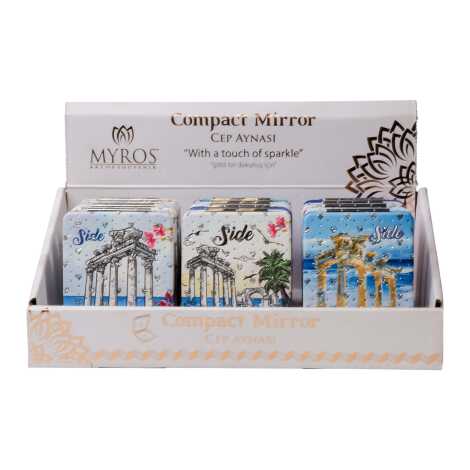 Toptan Side Temalı Myros Di̇kdörtgen Pu Ayna - 2