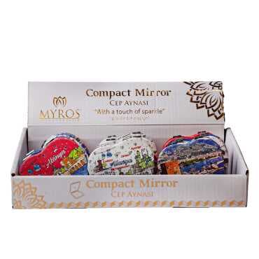 Wholesale Alanya Themed Myros Heart PU Mirror