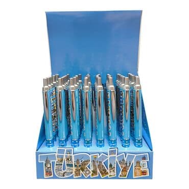 Wholesale Türkiye Themed Push Button Ballpoint Pen - 3
