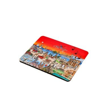 Wholesale Türkiye Themed Embossed PVC Refrigerator Magnet 70x90 mm - 5