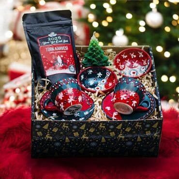 Wholesale New Year Themed Turkish Coffee Gift Box