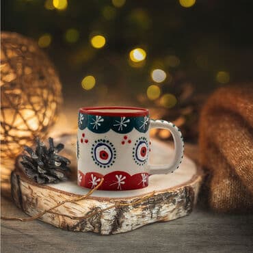 Wholesale Christmas Themed Nescafe Mug