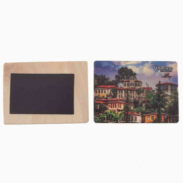 Trabzon Themed Wooden Customised 2D Souvenir Fridge Magnet