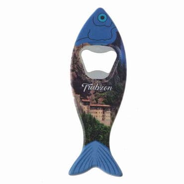Toptan Trabzon Temalı Myros Balık Açacak Magnet 42x130 mm - 6