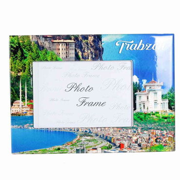 Myros - Trabzon Themed Epoxy Photo Frame Travel Souvenir 15x20 Cm