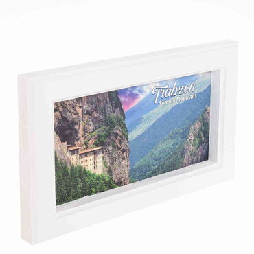 Myros - Trabzon Themed Medium Wooden Printed Frame 130x205 mm