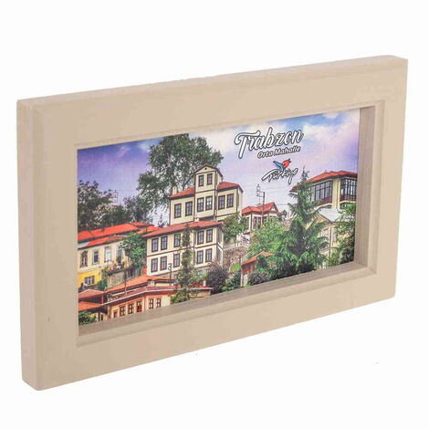 Trabzon Themed Medium Wooden Printed Frame 130x205 mm