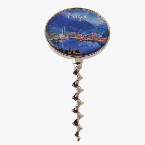 Trabzon Themed Metal Magnetic Customised Corkcscrewer - 3