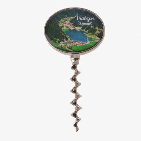 Trabzon Themed Metal Magnetic Customised Corkcscrewer - 4