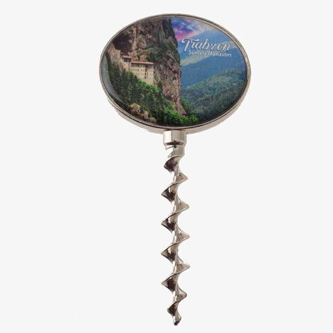 Trabzon Themed Metal Magnetic Customised Corkcscrewer - 5